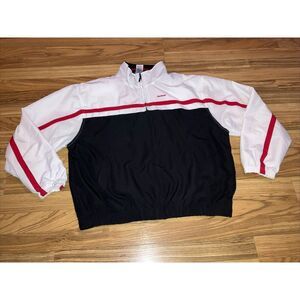 Vintage‎ Reebok Track Jacket Womens Xl shell poly lining cotton/poly